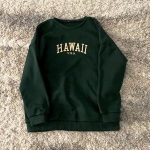 Hawaii Green Sweatshirt